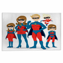 Superhero Family Costume Rugs 46084967