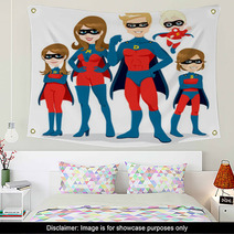 Superhero Family Costume Wall Art 46084967