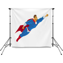 Superhero Flying Backdrops 49220690