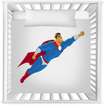 Superhero Flying Nursery Decor 49220690