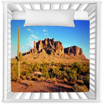 Superstition Mountains And The Arizona Desert At Dusk Nursery Decor 58094737