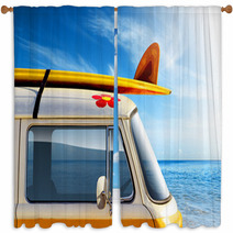 Surf Van Window Curtains 11044594