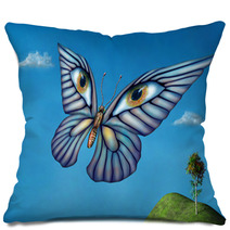 Surreal Butterfly Pillows 58288006