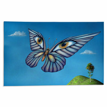 Surreal Butterfly Rugs 58288006