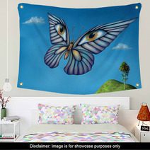Surreal Butterfly Wall Art 58288006