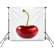 Sweet Cherry, Vector Icon Backdrops 66120356