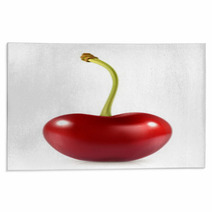 Sweet Cherry, Vector Icon Rugs 66120356