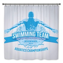 Swimming Team Logo Bath Decor 88126447