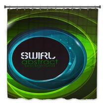 Swirl Abstract Background Bath Decor 35589668
