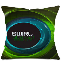 Swirl Abstract Background Pillows 35589668