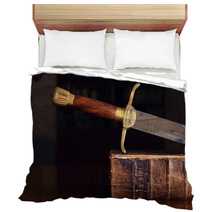 Sword On Old Bible Bedding 65844058