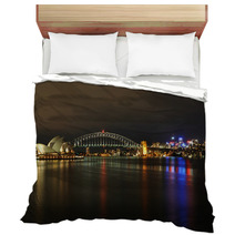 Sydney Harbour At Night Bedding 44921265