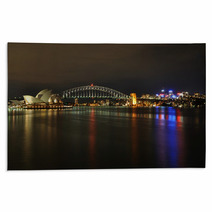 Sydney Harbour At Night Rugs 44921265