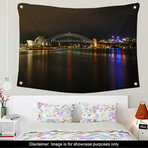 Sydney Harbour At Night Wall Art 44921265