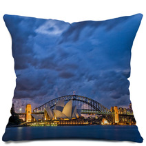 Sydney Harbour Twilight Pillows 42287451