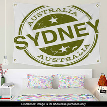 Sydney Stamp Wall Art 67695980