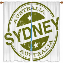 Sydney Stamp Window Curtains 67695980