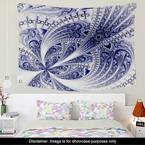 Symmetrical Fractal Flower, Digital Artwork For Creative Graphic Wall Art 60811885