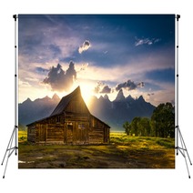 T A Moulton Barn After The Storm Backdrops 54432637