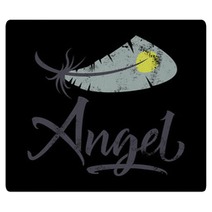 T Shirt Printing Logo Template Angel Rugs 125367338