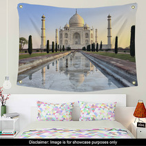 Taj Mahal At Sunrise Wall Art 48604470