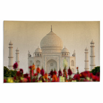 Taj Mahal In Sunset Light Agra Uttar Pradesh India Rugs 67303201