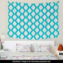 Tangled Lattice Pattern Wall Art 65525293