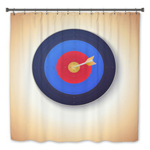 Target With Arrow Hitting In Center Bath Decor 68596806