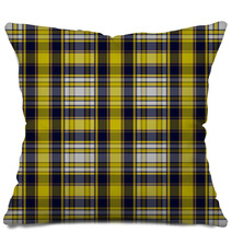 Tartan Traditional Checkered British Fabric Seamless Pattern Pillows 64157526