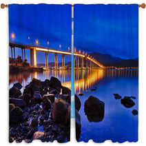 Tasman Bridge Side Rise Window Curtains 64904440