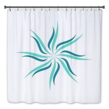 Teal Petal Ornamental Flower Bath Decor 116592906