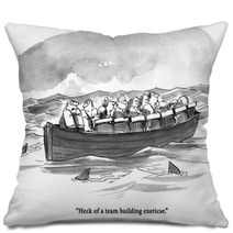 Team Building Boat Pillows 216456627