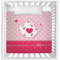 Teapot Background Nursery Decor 68269952