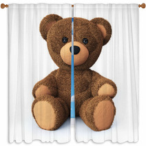 Teddy Bear Window Curtains 26734091