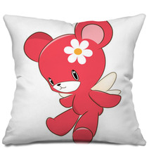 Teddy Bear With Wings Pillows 34581536
