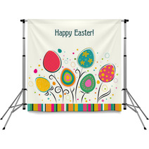Template Easter Greeting Card, Vector Backdrops 60487861