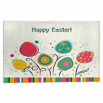 Template Easter Greeting Card, Vector Rugs 60487861
