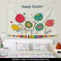 Template Easter Greeting Card, Vector Wall Art 60487861