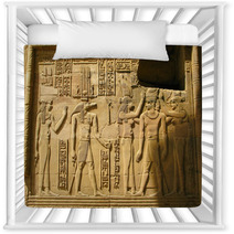 Temple Of Kom Ombo Egypt: The Pharaoh And Sobek  The Crocodile Nursery Decor 63791844