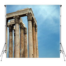 Temple Of Olympian Zeus Backdrops 61826150