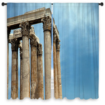 Temple Of Olympian Zeus Window Curtains 61826150
