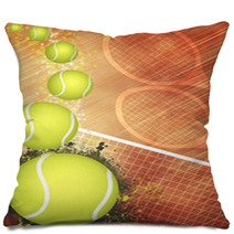 Tennis Background Pillows 63261886