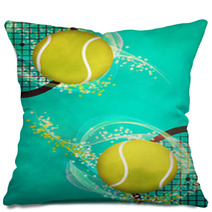 Tennis Background Pillows 63261987