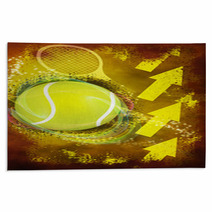 Tennis Background Rugs 63261637