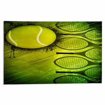 Tennis Background Rugs 63261751