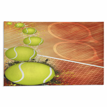 Tennis Background Rugs 63261886