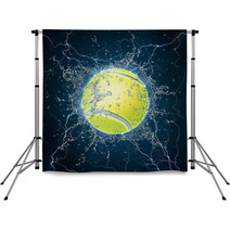Tennis Ball Backdrops 25510232