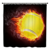 Tennis Ball In Fire Bath Decor 21718172