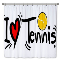 Tennis Love Bath Decor 69577871