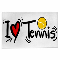 Tennis Love Rugs 69577871